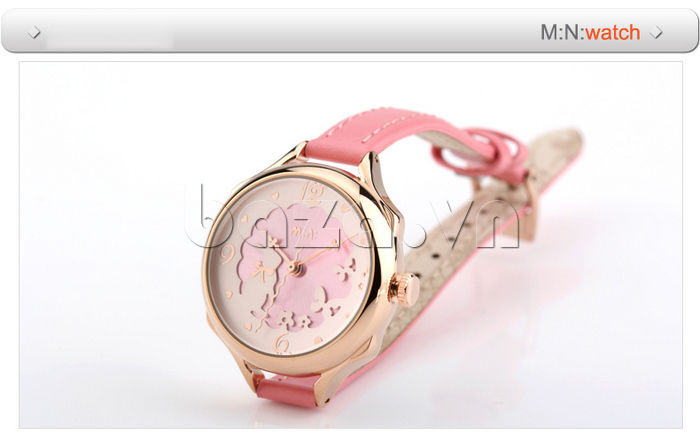 Đồng hồ Mini nữ MN989 kim giây hình sóng thời trang và hơn thế nữa