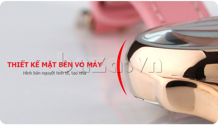 Đồng hồ Mini nữ MN989 kim giây hình sóng thiết kế tinh tế, chất lượng vượt trội