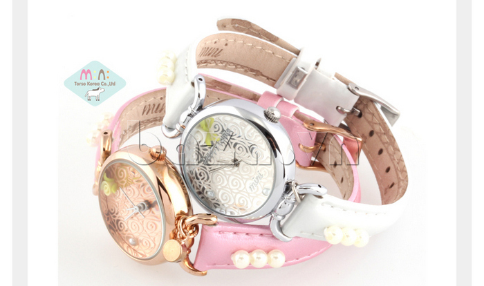 Đồng hồ nữ Mini MN935 mặt hoa hồng tinh tế mẫu đồng hồ thời  trang 