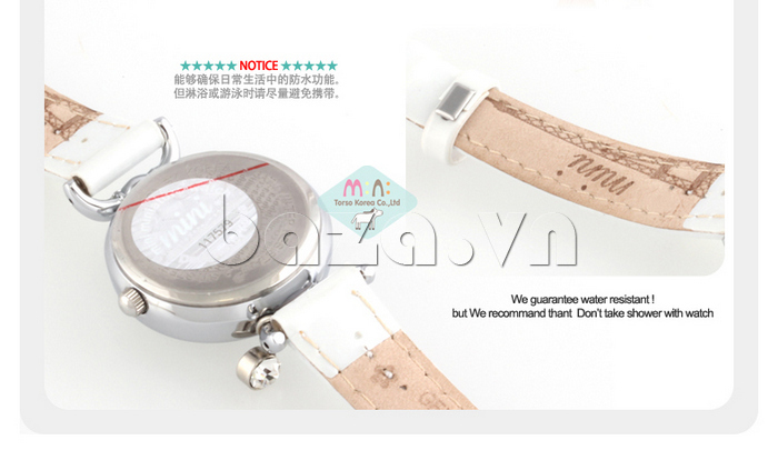Đồng hồ nữ Mini MN935 mặt hoa hồng tinh tế chất lượng hàng đầu 