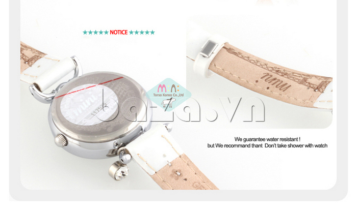 Đồng hồ nữ Mini MN935 mặt hoa hồng tinh tế cao cấp 
