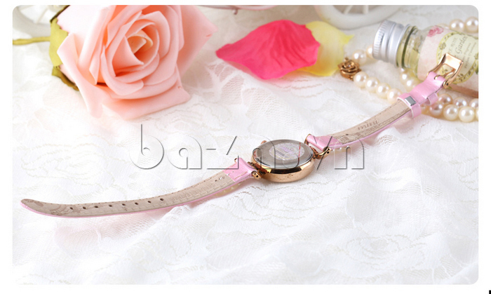 Đồng hồ nữ Mini MN935 mặt hoa hồng tinh tế sang trọng tinh tế