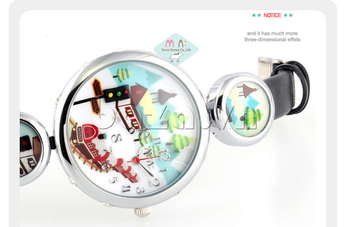 Đồng hồ nữ Mini MN930 Nhịp điệu cuộc sống họa tiết sống động