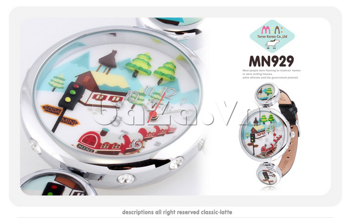 Đồng hồ nữ Mini MN930 Nhịp điệu cuộc sống phong cảnh đẹp 