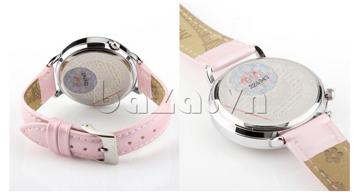 Đồng hồ nữ Mini MN1094 trái tim tình yêu có khóa già in logo thương hiệu 