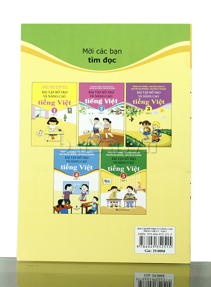 sách kiến thức " Bài tập bổ trợ và nâng cao Tiếng Việt 5 - tập 1" sách hay