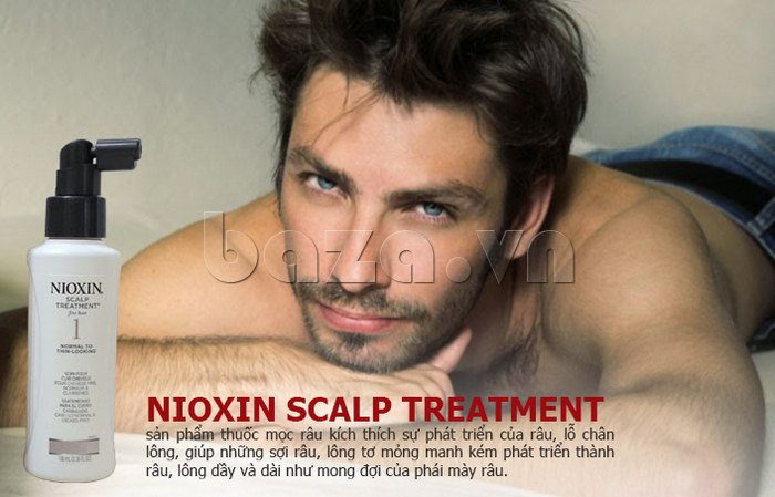 Thuốc mọc râu Nioxin Scalp Treatment 100ml giúp nam giới tự tin hơn