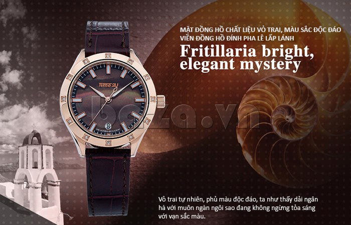 Đồng hồ nữ thời trang Time2U đính pha lê lấp lánh