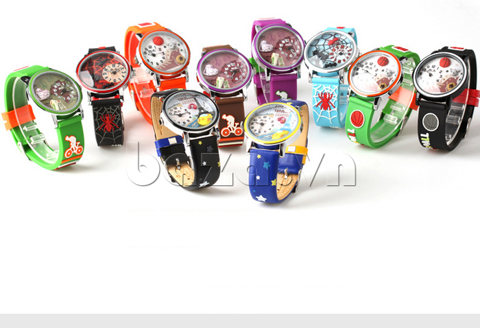 Rất nhiều mẫu mã và kiểu dáng đồng hồ đeo tay để bạn chọn cho con mình