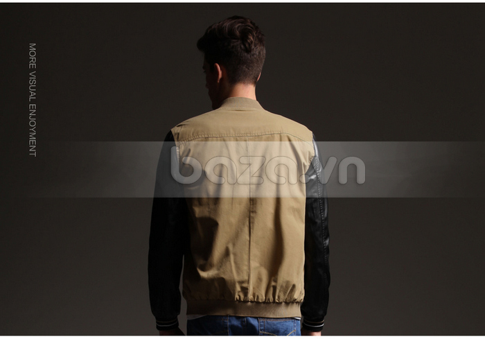 Baza.vn: Mặt sau của áo khoác nam  No1Dara WT8383