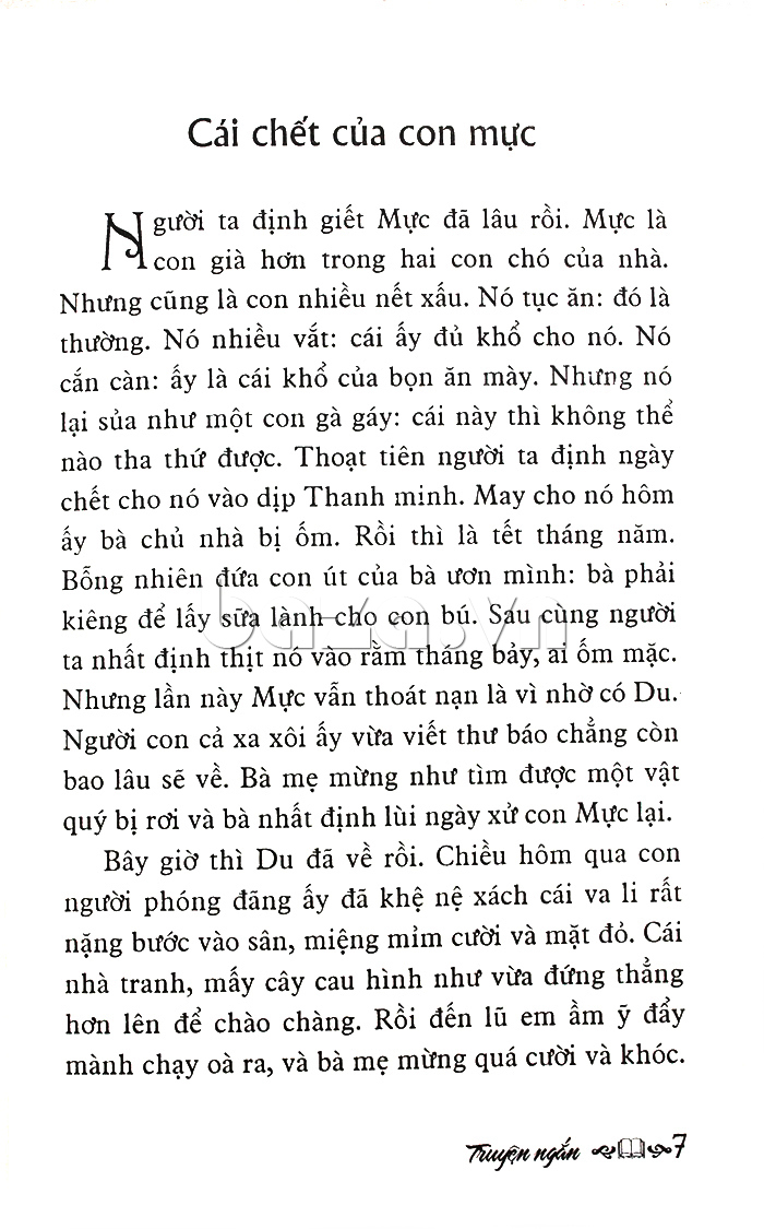 Sách văn học tiểu thuyết hay - Nam Cao - Truyện ngắn
