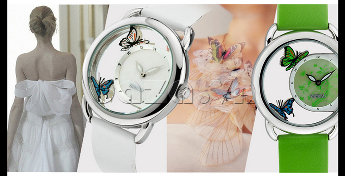 Vẻ đẹp quyến rũ và thanh khiết của người con gái được thể hiện trọn vẹn trên chiếc đồng hồ thời trang