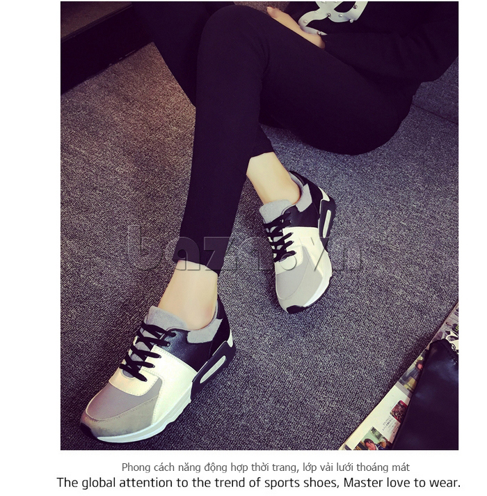 sneaker phong cách Hàn Quốc Montmartre mềm mại 