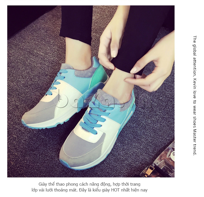 sneaker phong cách Hàn Quốc Montmartre chống trơn 