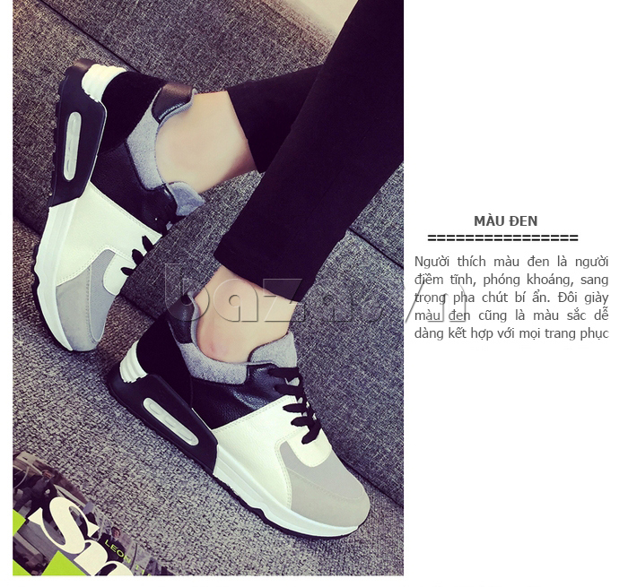 sneaker phong cách Hàn Quốc Montmartre đơn giản 