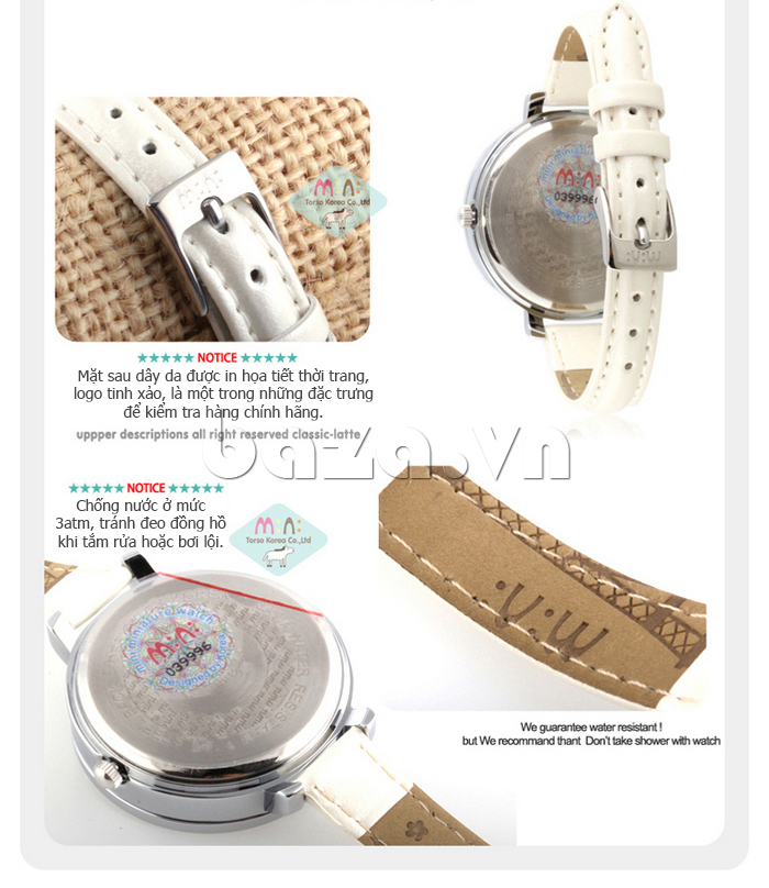 Đồng hồ nữ Mini Bước chân hạnh phúc hàng chính hãng sáng bóng, bền bỉ 