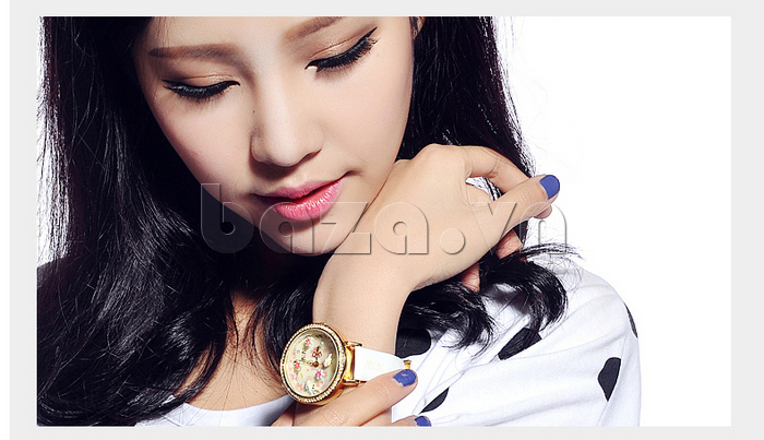 Đồng hồ hoa nữ Mini MN1065 đẹp mắt cho bạn thêm đáng yêu hơn 