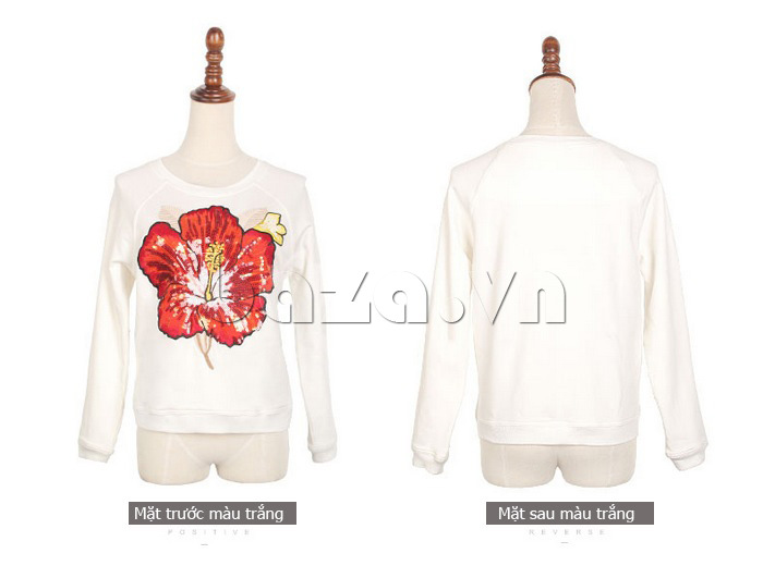 Áo thu đông nữ in hoa Xing-Y X150361055
