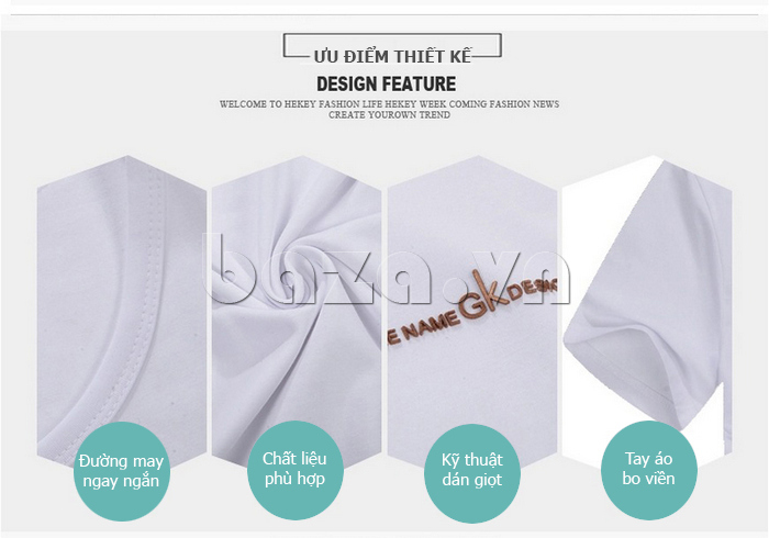 Ưu điểm thiết kế Áo T-Shirt nam cotton Sinhillze 204