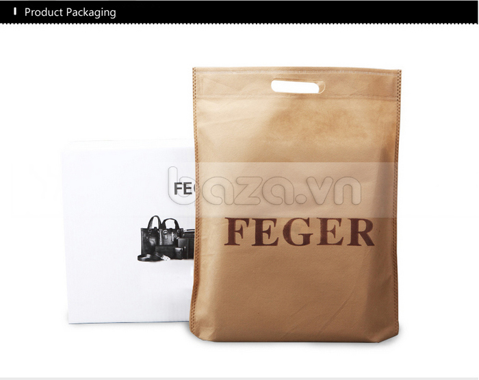 Túi da nam Feger FG056 Tinh tế đến từng chi tiết, là sản phẩm tuyệt