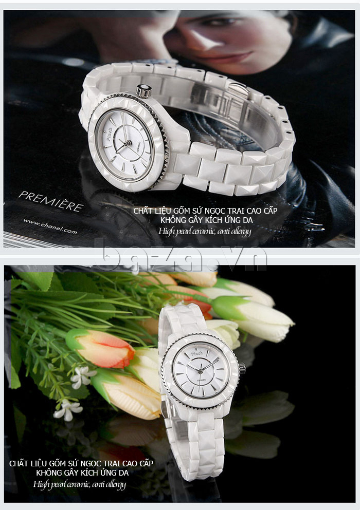 Đồng hồ nữ " Đồng hồ nữ thời trang Pinch 6001 "  hoàn hảo đến từng chi tiết nhỏ