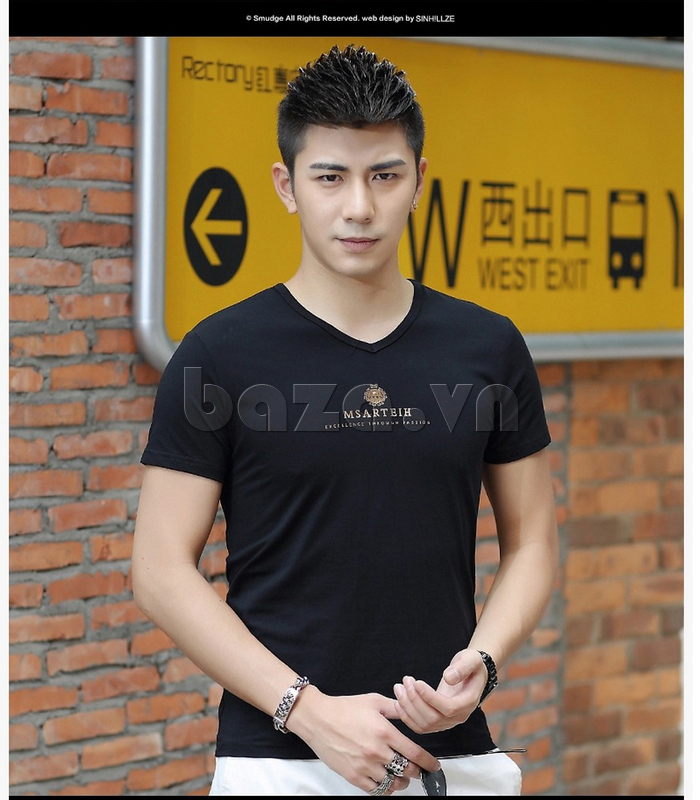 Áo T-Shirt nam Sinhillze 205 màu đen
