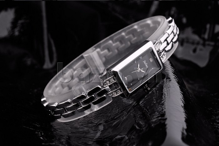 Đồng hồ nữ thời trang Julius JA-655 măt đen sang trọng