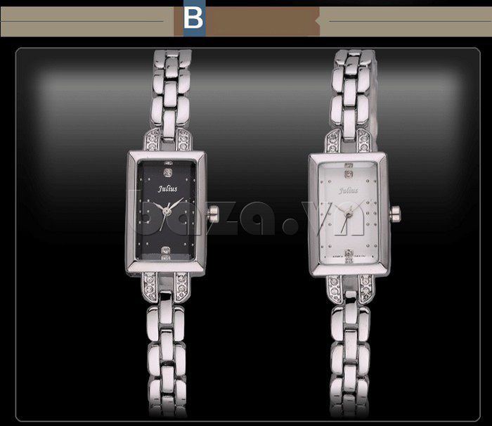Đồng hồ nữ thời trang Julius JA-655 phiên bản màu bạc