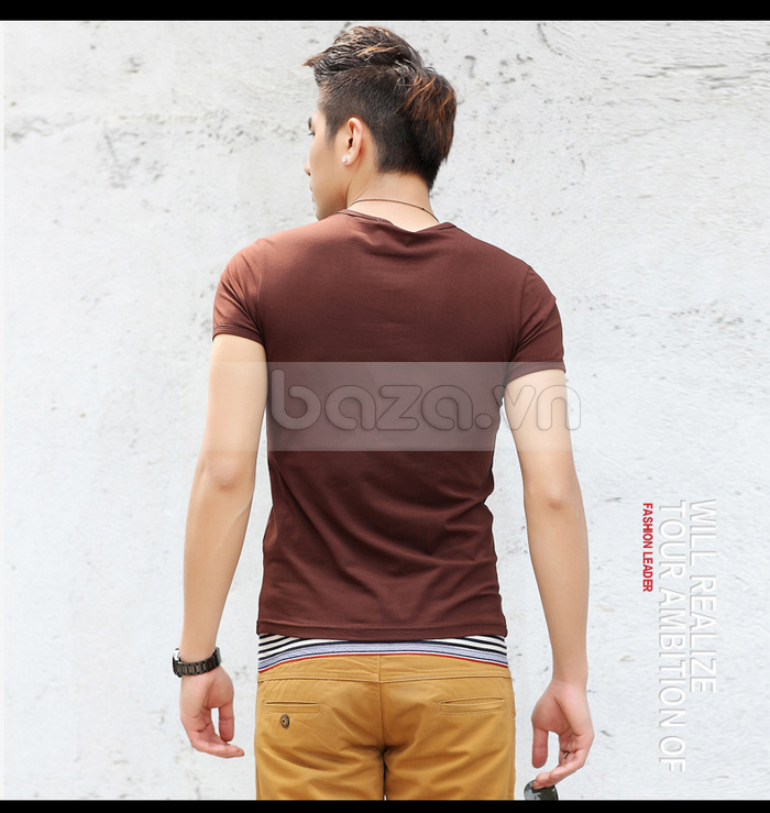 Áo T-shirt nam Sinhillze bo thân hoàn hảo tạo nên những vẻ đẹp rất riêng cho các chàng trai 