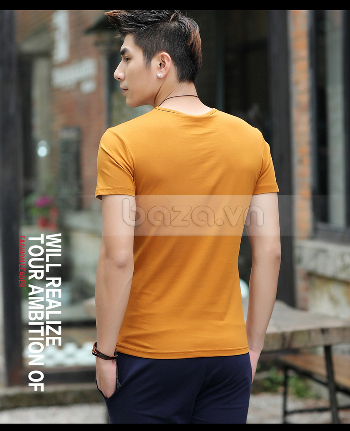 Áo T-shirt nam Sinhillze tay ngắn kiểu Hàn Quốc khoe vẻ nam tính của các chàng 