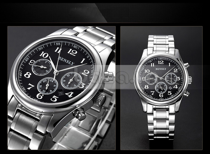 Đồng hồ đeo tay nam BENSLY Thụy Sỹ thiết kế hoàn hảo