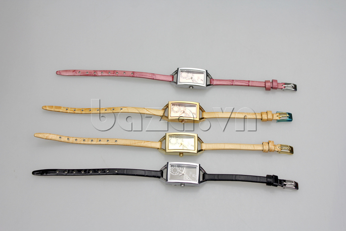 Đồng hồ nữ mặt chữ nhật Julius BF39019 đa dạng và phong phú 