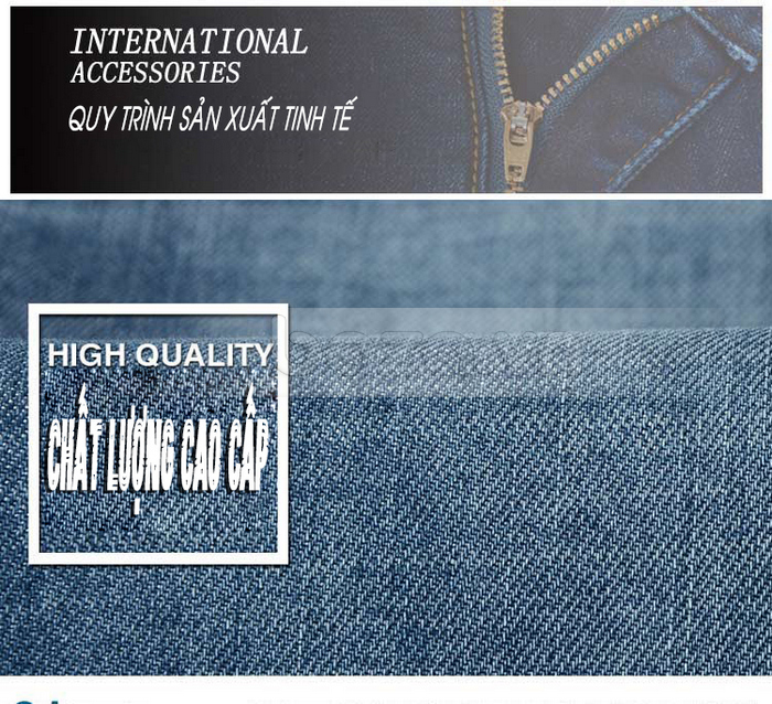 quần jeans nam Hehondies ống đứng cổ điển thiết kế sáng tạo