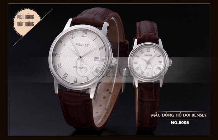 Đồng hồ nam thương hiệu Bensly Thụy Sỹ 8008 hoàn hảo