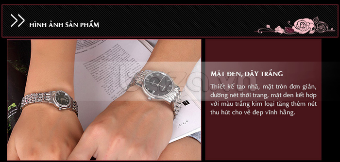 Đồng hồ nam Bensly Thụy Sỹ 8008 dây da thiết kế chất lượng và hoàn hảo