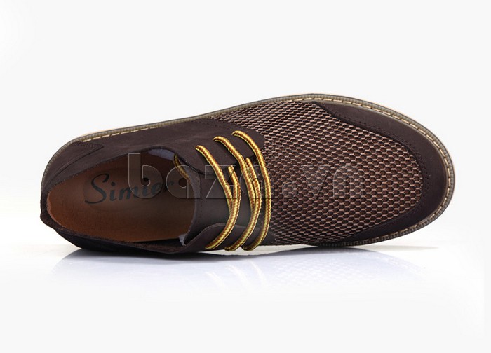 Giày nam Simier 6706 có logo được in trong lớp lót giày