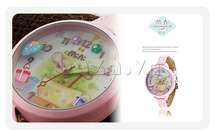 Đồng hồ nữ Mini MN961 thế giới sắc màu ngọt ngào cá tính 