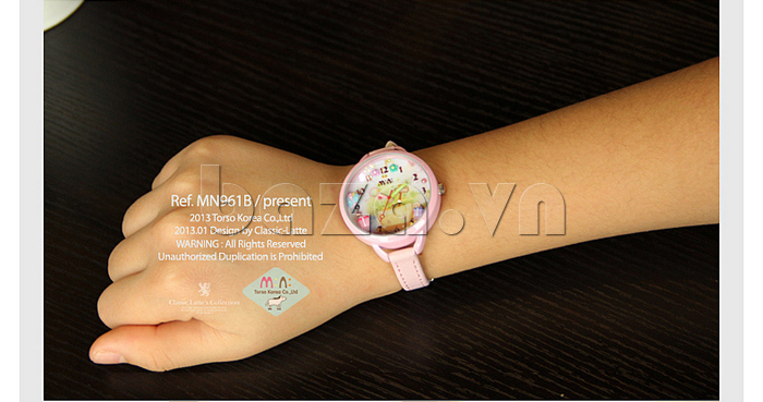 Đồng hồ nữ Mini MN961 thế giới sắc màu nhỏ xinh, tiện lợi