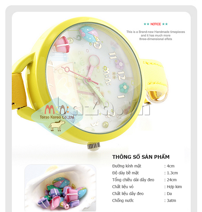 Đồng hồ nữ Mini MN961 thế giới sắc màu vẻ đẹp thời trang mới 