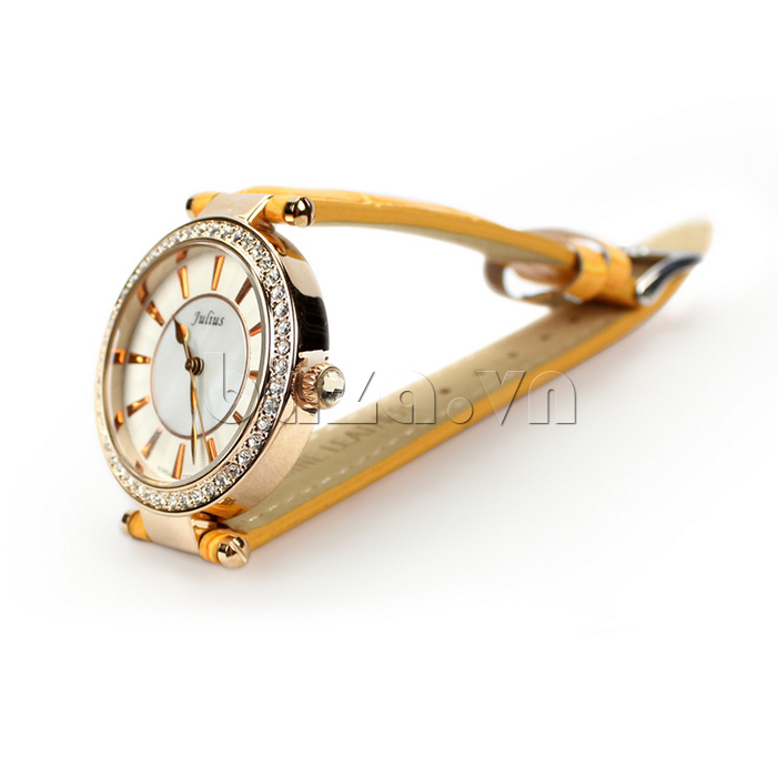đồng hồ nữ Julius JA-797 dây đeo màu sắc