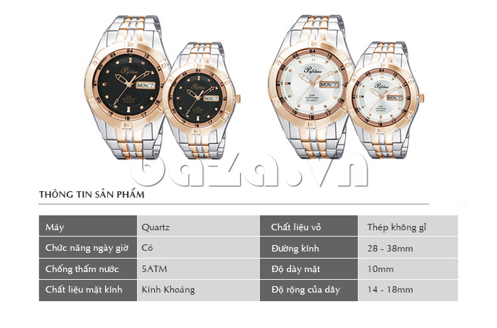 Đồng hồ nam Pafolina 5010M các phiên bản