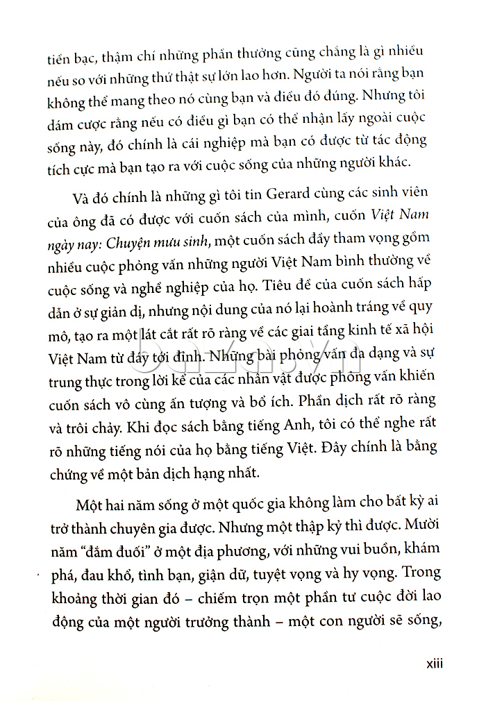 Sách văn hóa xã hội " Việt Nam trong cuộc sống mưu sinh" dành tặng cho mọi người Việt Nam