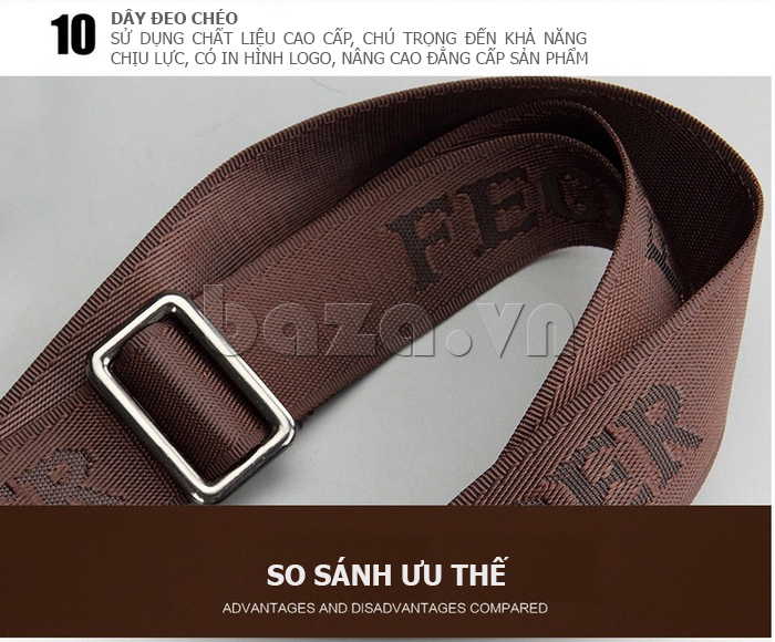 Túi xách nam thương gia Feger 951-2 - dây đeo chéo hiện đại
