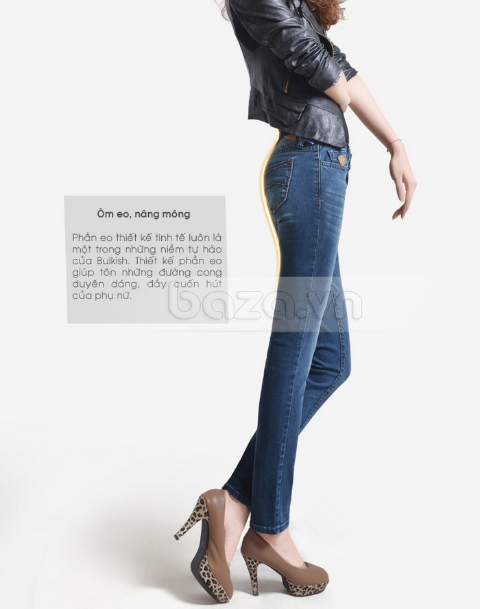 1.	Quần Jeans nữ Bulkish phong cách Hàn Quốc trẻ trung năng động đẹp và hot