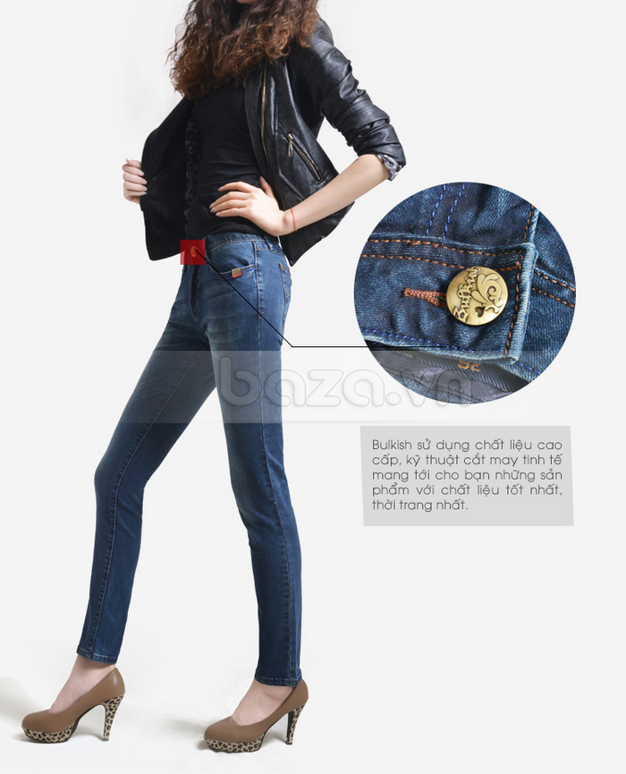 1.	Quần Jeans nữ Bulkish phong cách Hàn Quốc trẻ trung năng động, quyến rũ