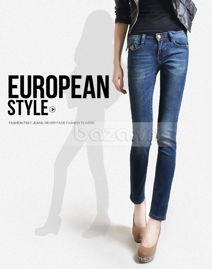 1.	Quần Jeans nữ Bulkish phong cách Hàn Quốc trẻ trung năng động, tinh tế
