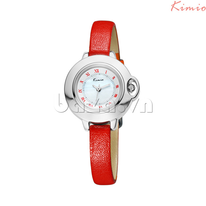 Đồng hồ nữ Kimio ZW515S dây da mềm mịn  