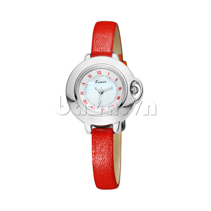 Đồng hồ nữ Kimio ZW515S dây màu đỏ nổi bật 