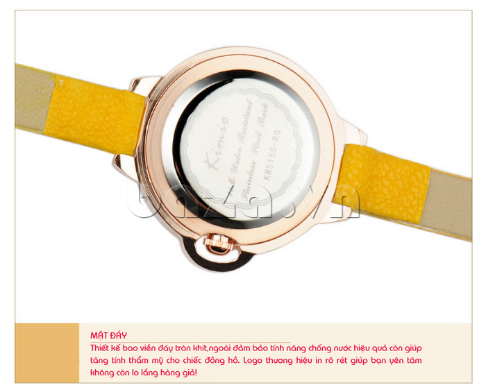 Đồng hồ nữ Kimio ZW515S chế tác công phu 