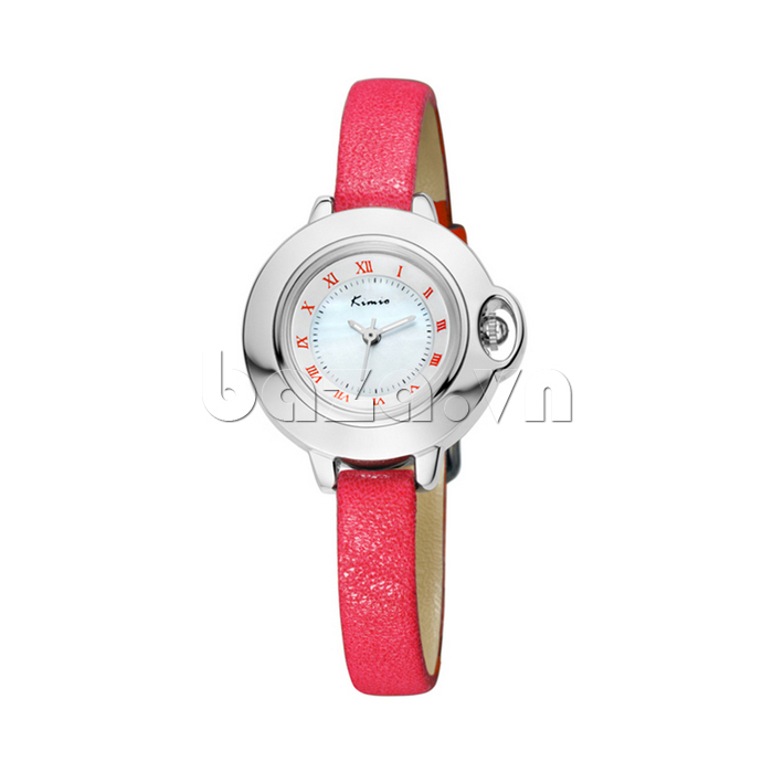 Đồng hồ nữ Kimio ZW515S dây màu hồng ngọt ngào 